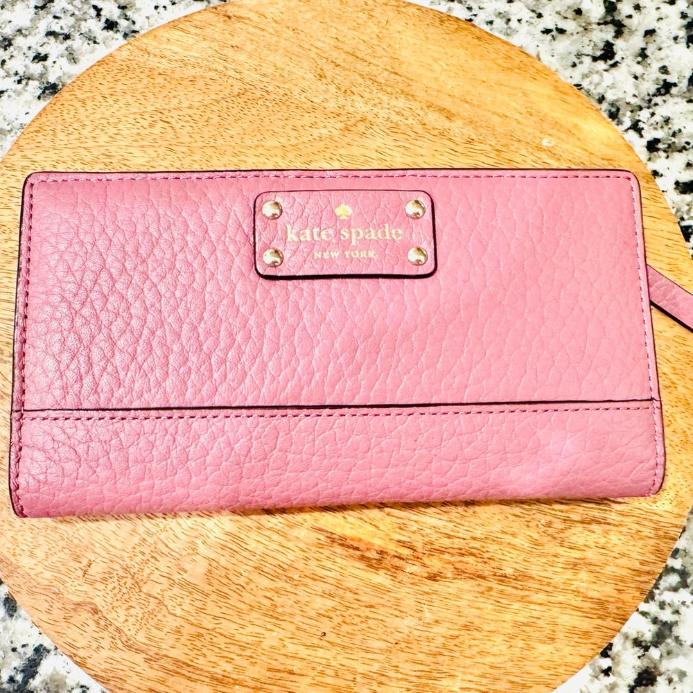 Kate Spade Dusty Roseβ Leather Wallet